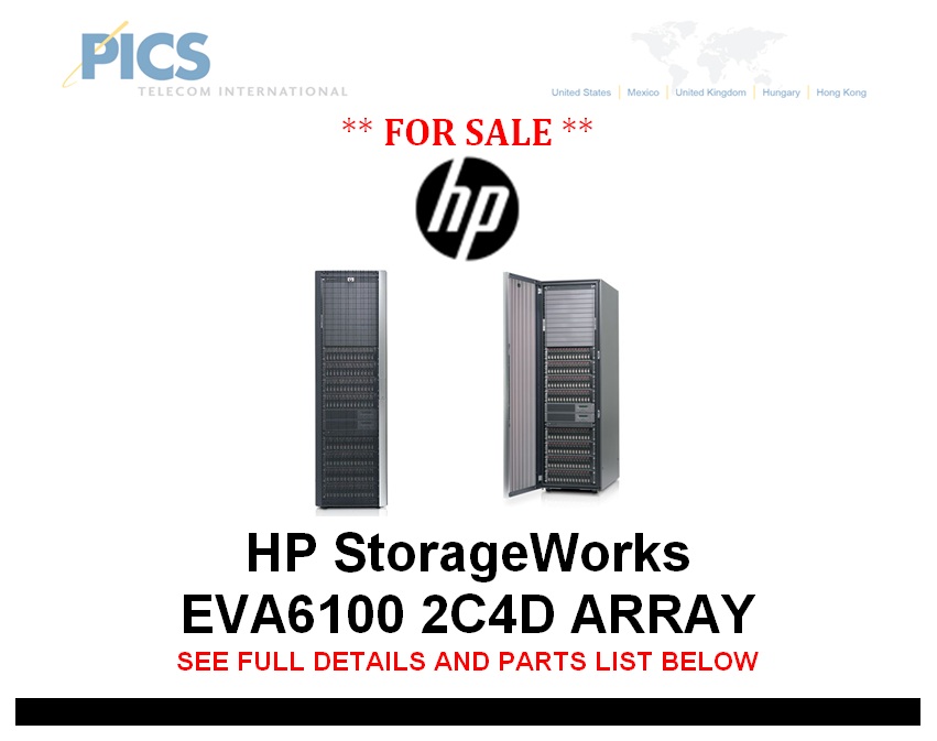 HP StorageWorks EVA6100 Array For Sale Top